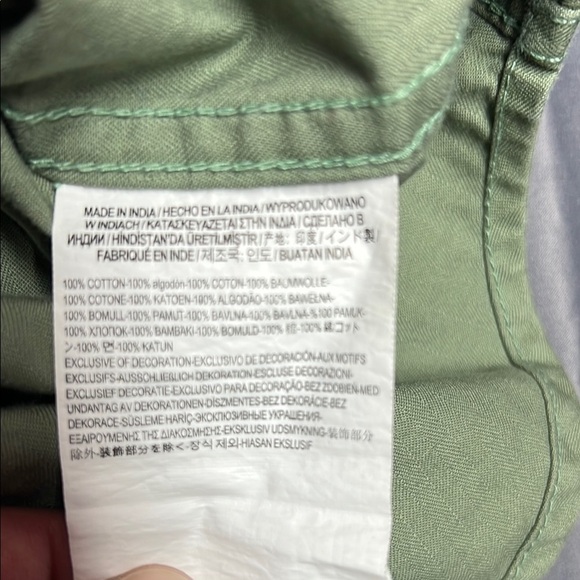 Vans military Green snap Button-Up long sleeve collared Shirt size medium - Picture 8 of 16